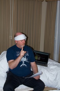 Part of my rehabilitation was retraining my vestibular system to work right. There are a half dozen exercises I'm supposed to do three times a day, starting as soon after surgery as possible.