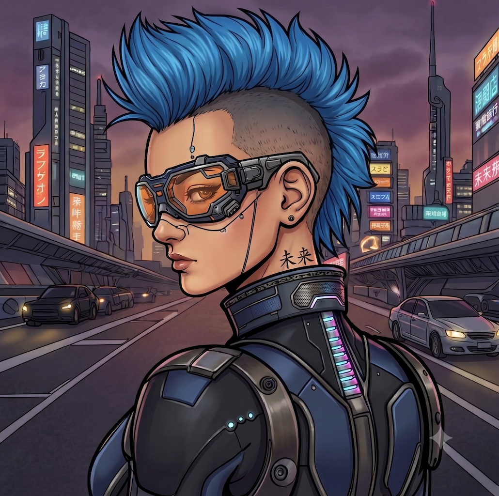 AI generated netrunner